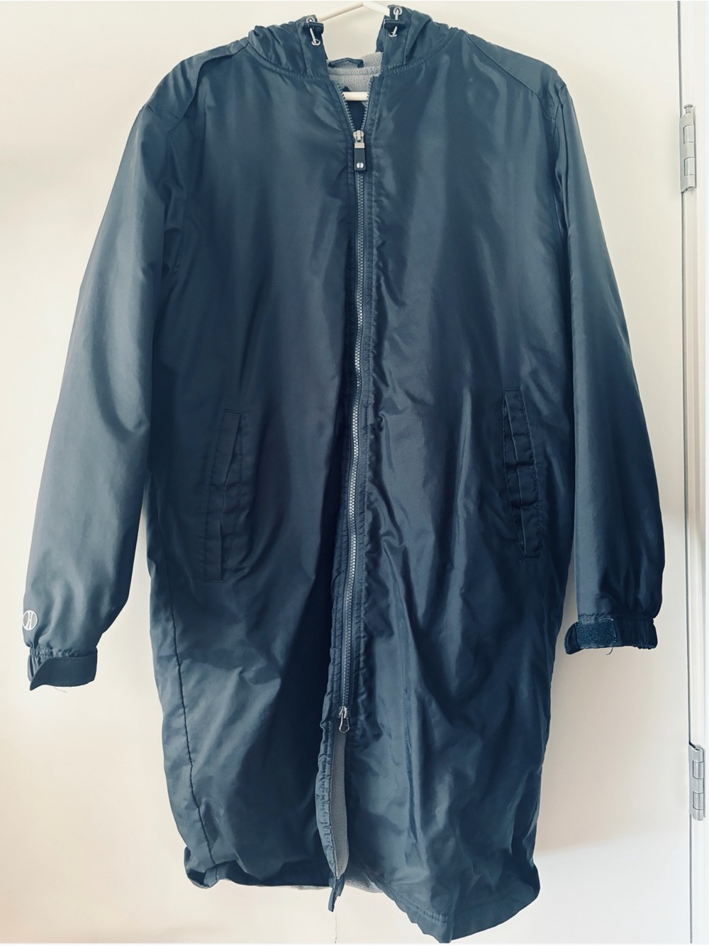 Holloway Navy Hooded Swim Parka - Unisex Size Small